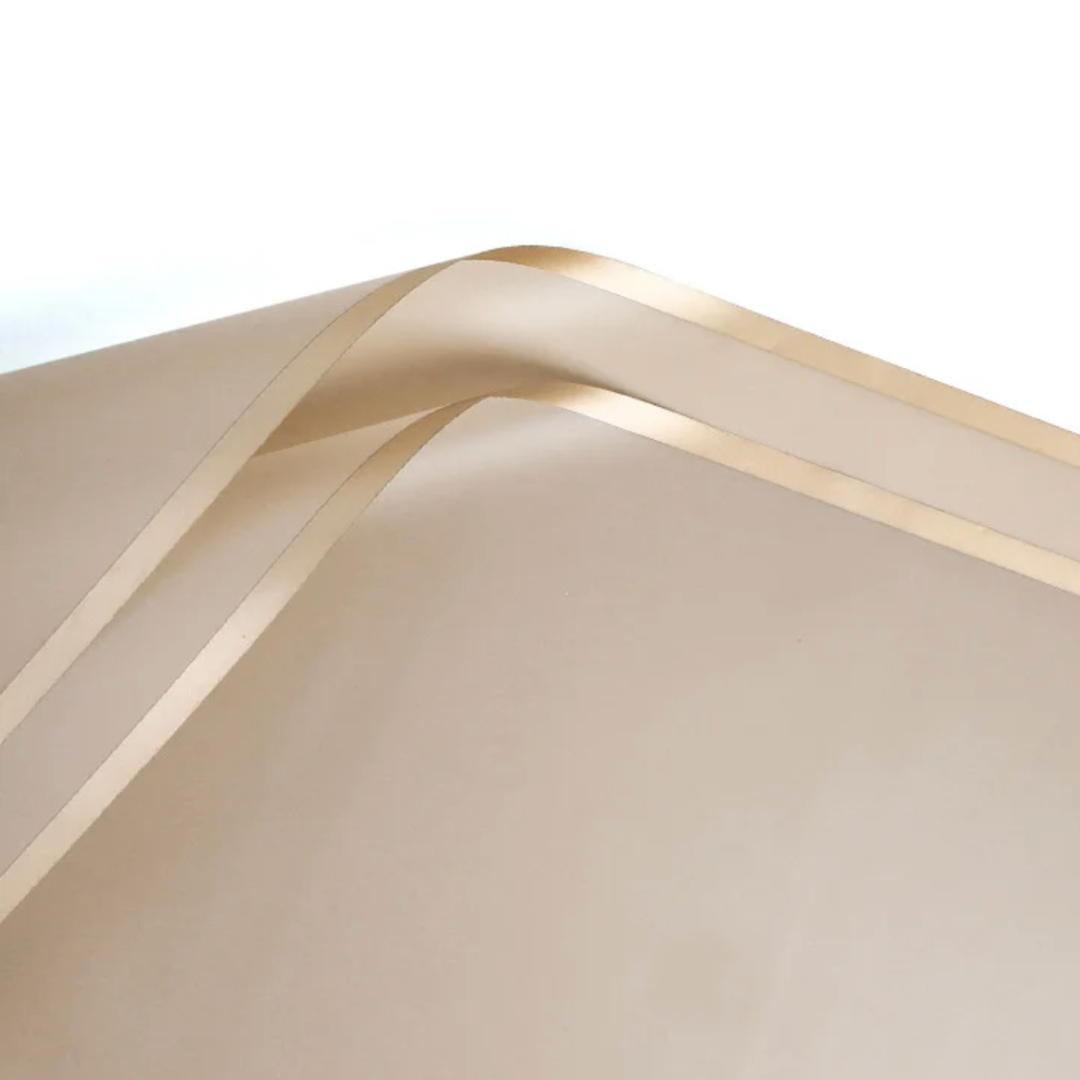 Papel Coreano - Mistery Orilla Oro