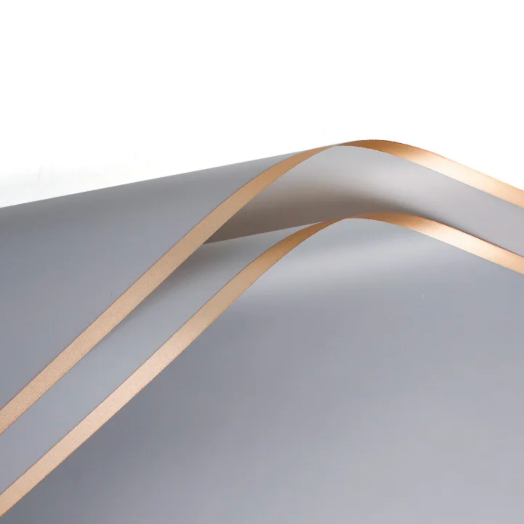 Papel Coreano - Mistery Orilla Oro