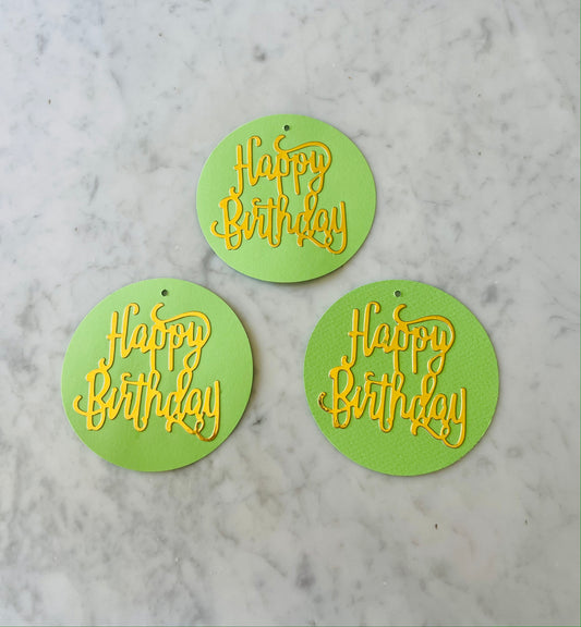 Happy Birthday - Tags - Verde