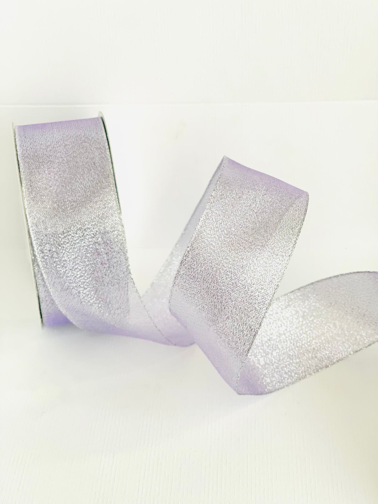 Organza Alambre - Lila Plata