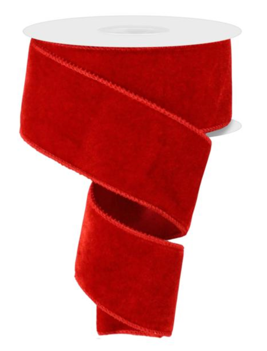Terciopelo Satinado - Rojo
