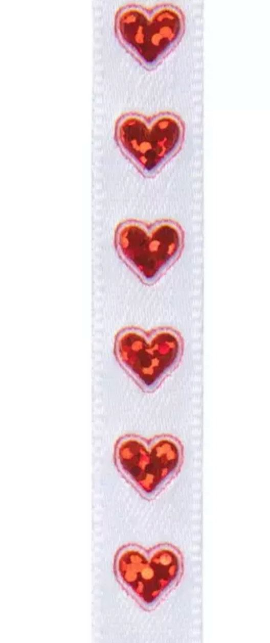 Listón San Valentín - Corazón Metálico