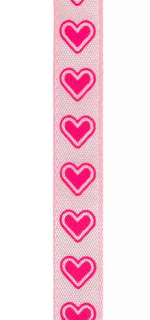 Listón San Valentín - Pink Hearts