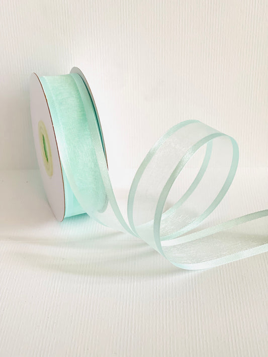 Organza Filo Satin - Aqua