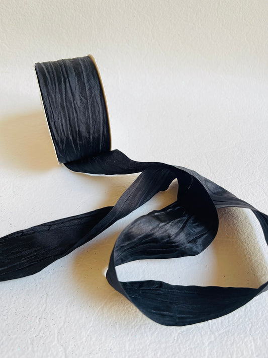 Satinado Crush - Negro