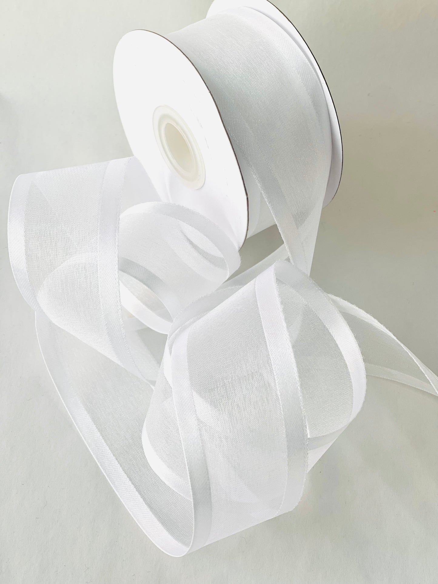 Organza Filo Satin - Blanco