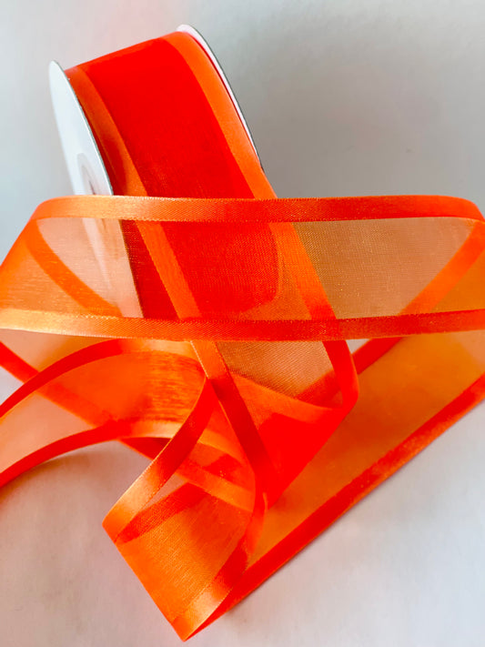 Organza Filo Satin - Naranja