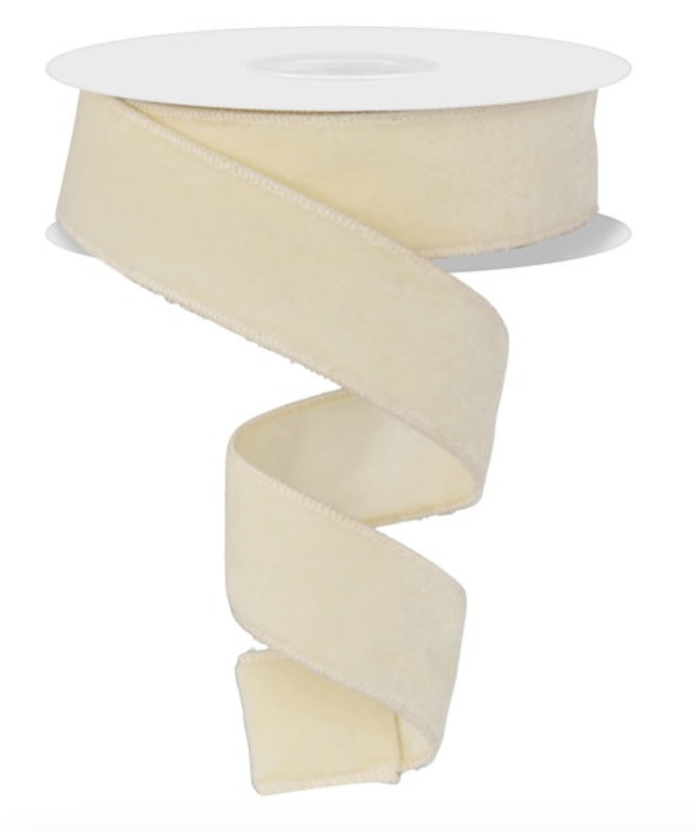 Terciopelo Satinado - Crema