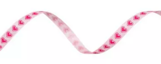 Listón San Valentín - Pink Hearts