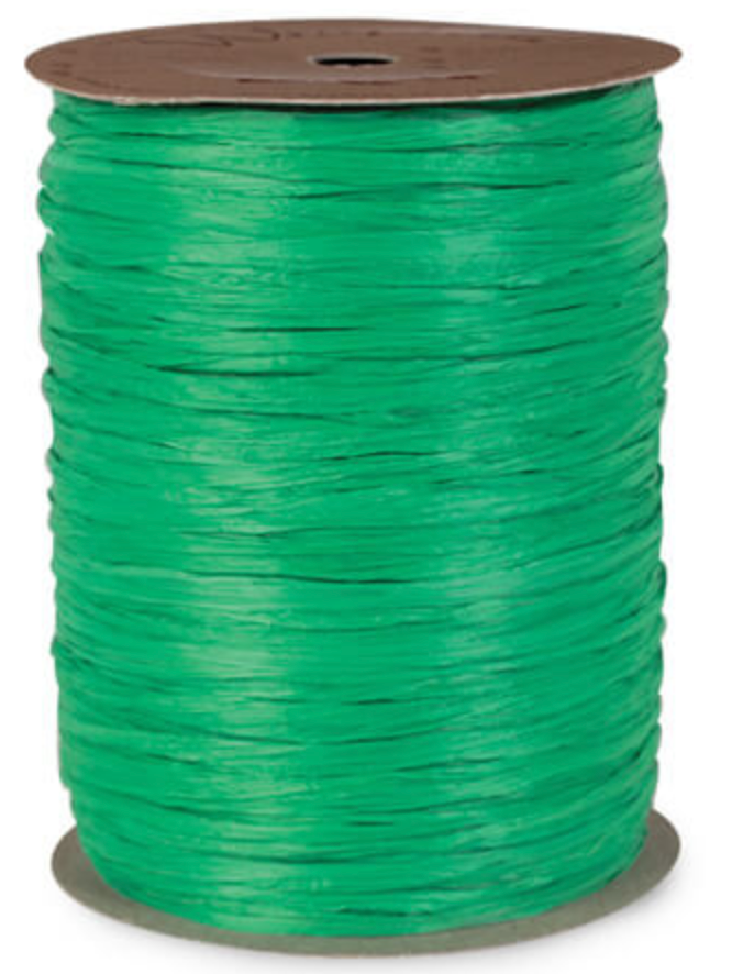 Rafia de Papel Verde Esmeralda