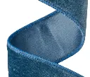 Liston Terciopelo - Smoke Blue