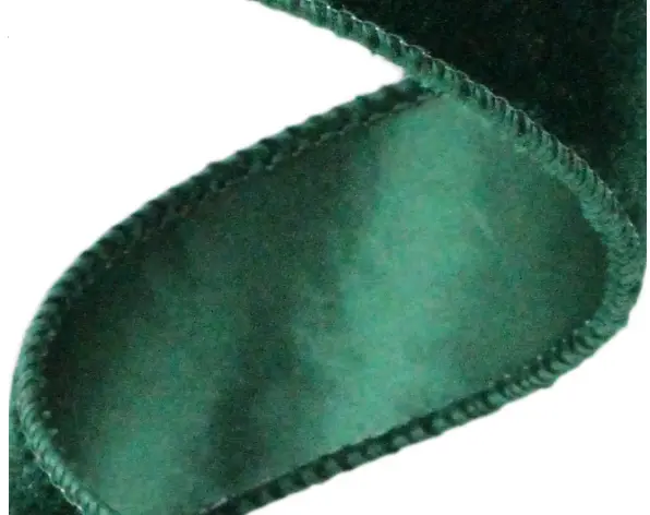 Listón Terciopelo - Hunter Green