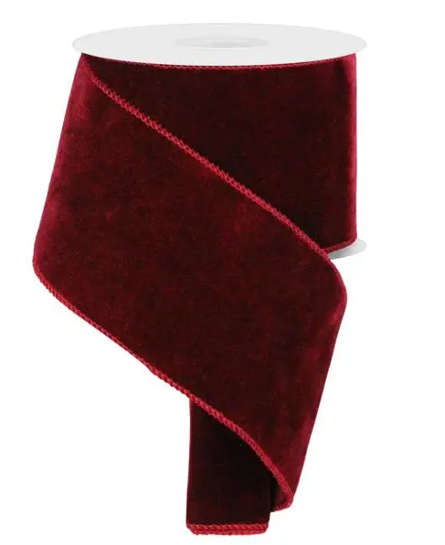 Listón Terciopelo - Burgundy