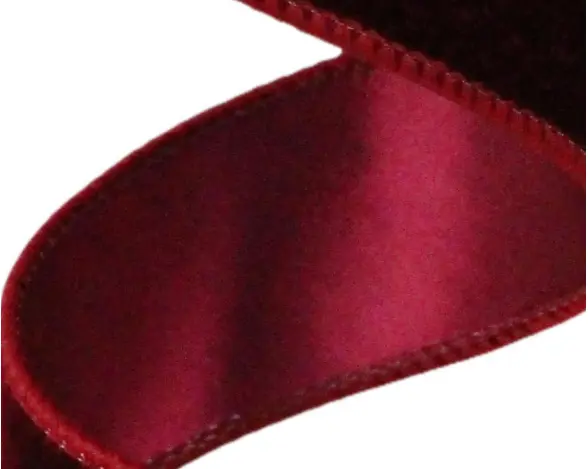 Listón Terciopelo - Burgundy