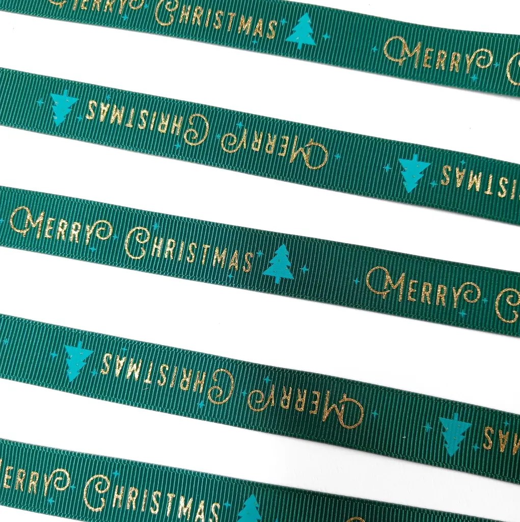 Listón Navideño - Green