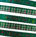Listón Navideño - Gingham Verde