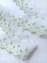 Tira Flores Bordada 4cm - Menta.1.webp