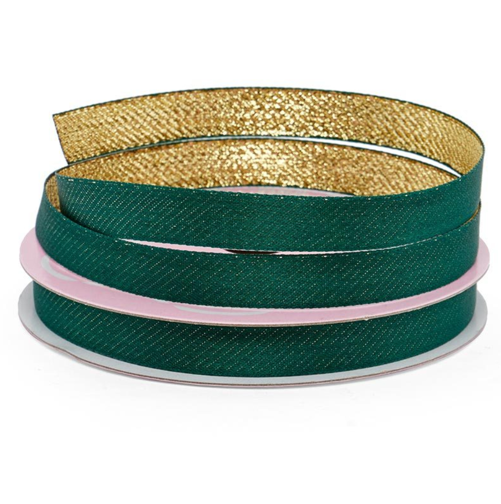 Metálico - Verde / Oro