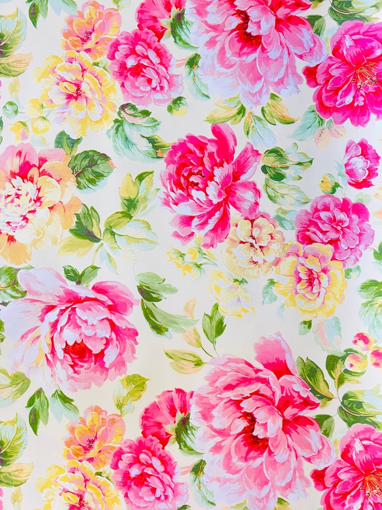 Papel de Regalo - Flores