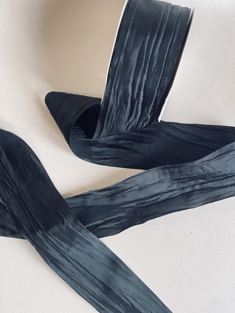 Satinado Crush - Negro