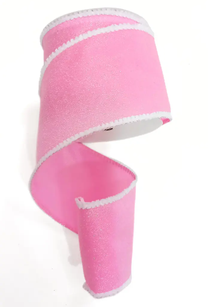 Listón Navideño - Rosa Tornasol
