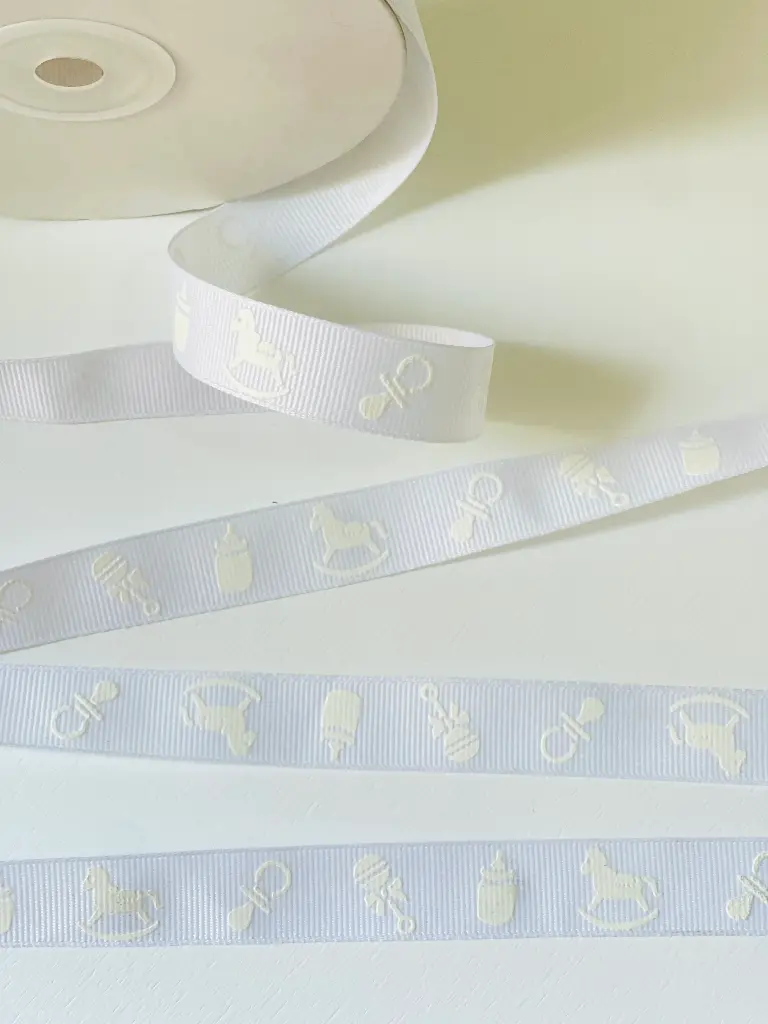 Popotillo Estampado - Baby Blanco