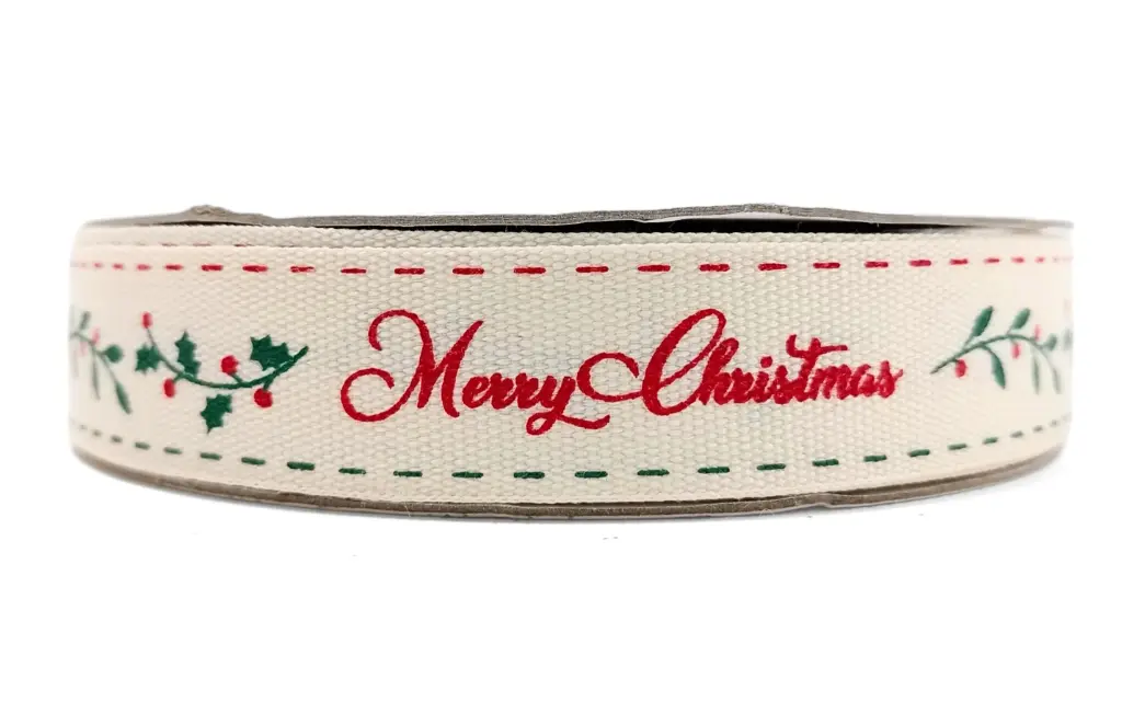 Listón Navideño - Merry Christmas