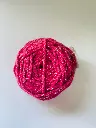 Macrame hilo Lurex - Rosa Mexicano
