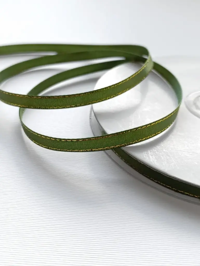 Satin filo Metálico - Verde Olivo