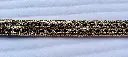 MH - Tira Yute 5/8" - Dorado y Negro