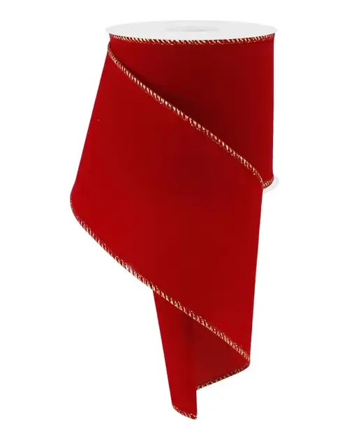 Listón Navideño - Velvet Red Outdoor