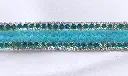 MH - Tira Hindú 7/8" - Terciopelo Aqua