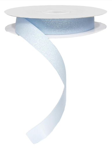 [liston-diamantina-celeste-irid] Liston Diamantina Celeste Irid - (5/8" x 10 yardas)