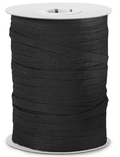 [rafia-de-papel-negro-decoracion-regalo] Rafia De Papel - Negro
