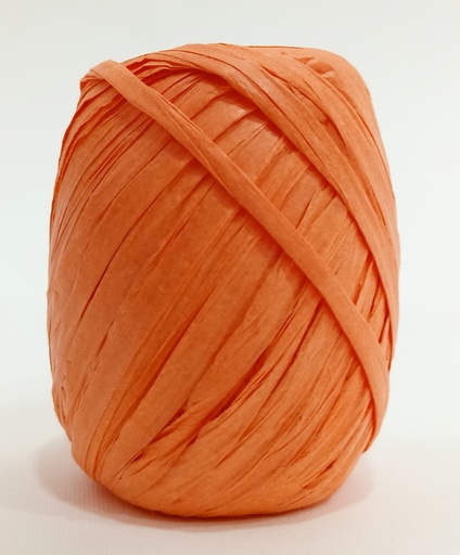 [rafia-de-papel-naranja-decoracion-regalo] Rafia De Papel - Naranja
