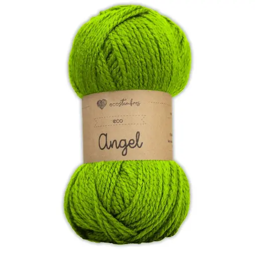 [estambre-angel-verde-lila] Estambre Angel - Verde Lima