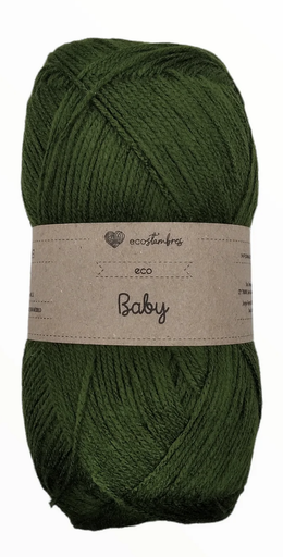 Estambre Eco Baby - Verde Oscuro
