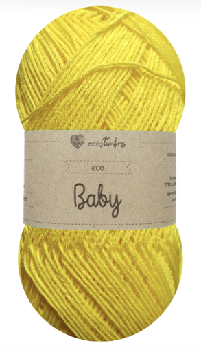 [eco baby canario] Estambre Eco Baby - Amarillo Canario