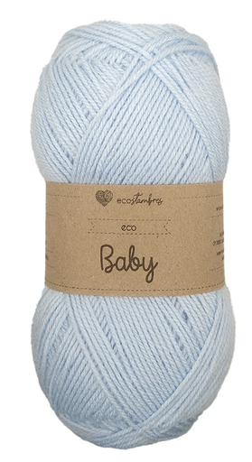 [eco baby celeste] Estambre Eco Baby - Cielo