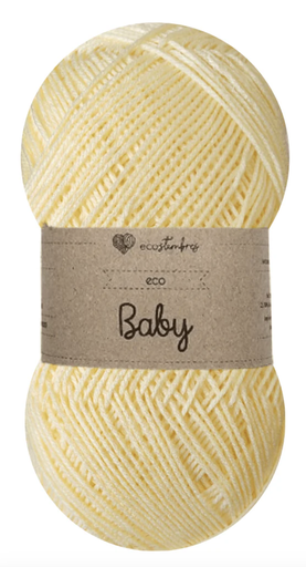 [eco baby mantequilla] Estambre Eco Baby - Mantequilla