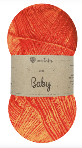[eco baby papaya] Estambre Eco Baby - Papaya