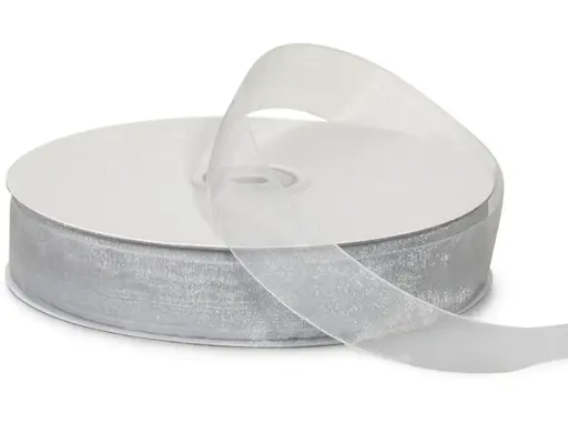 Organza Lisa - Plata